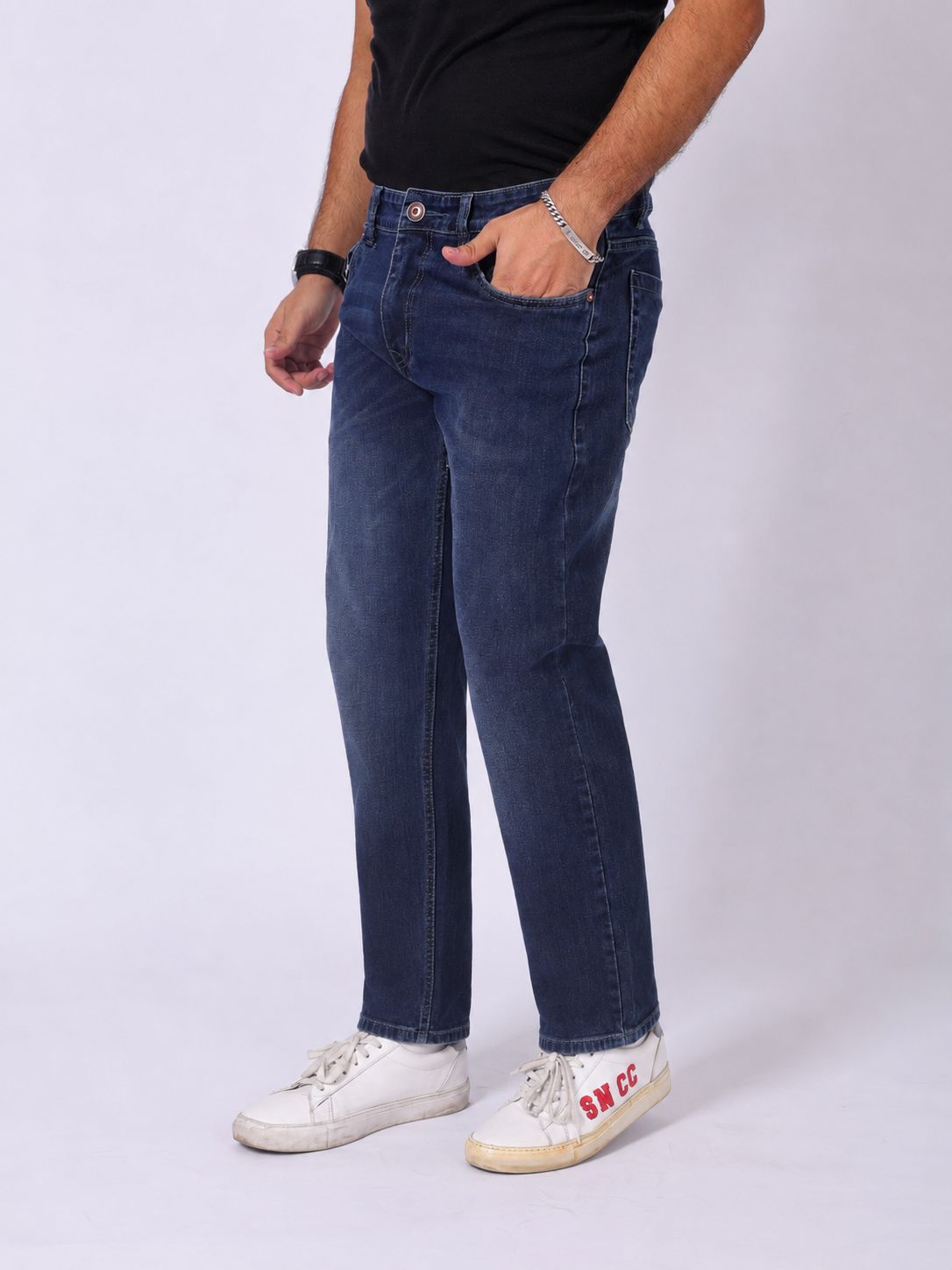 Ink Blue Straight Fit