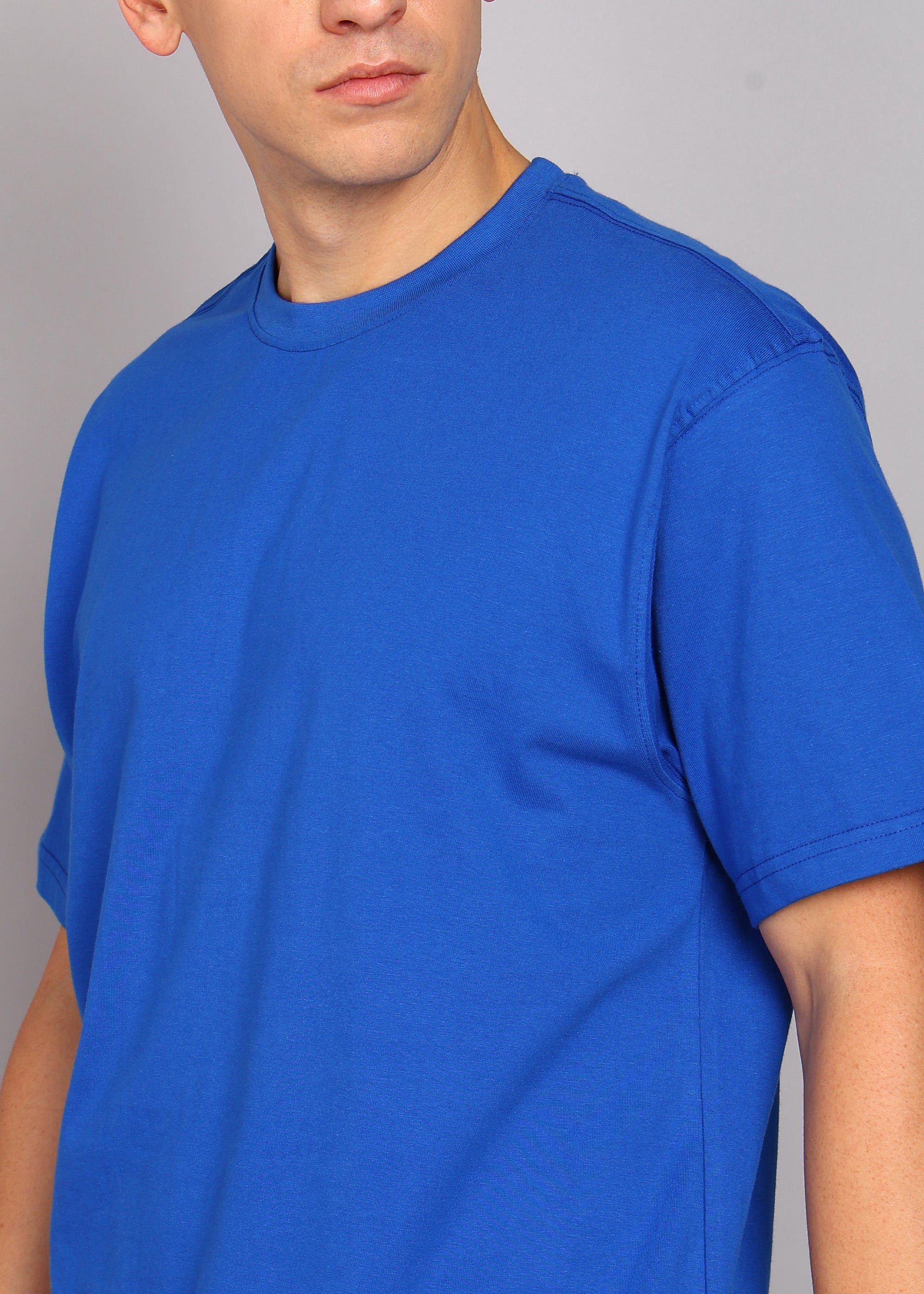 JiSu by2Men Royal Blue Oversize T-Shirt