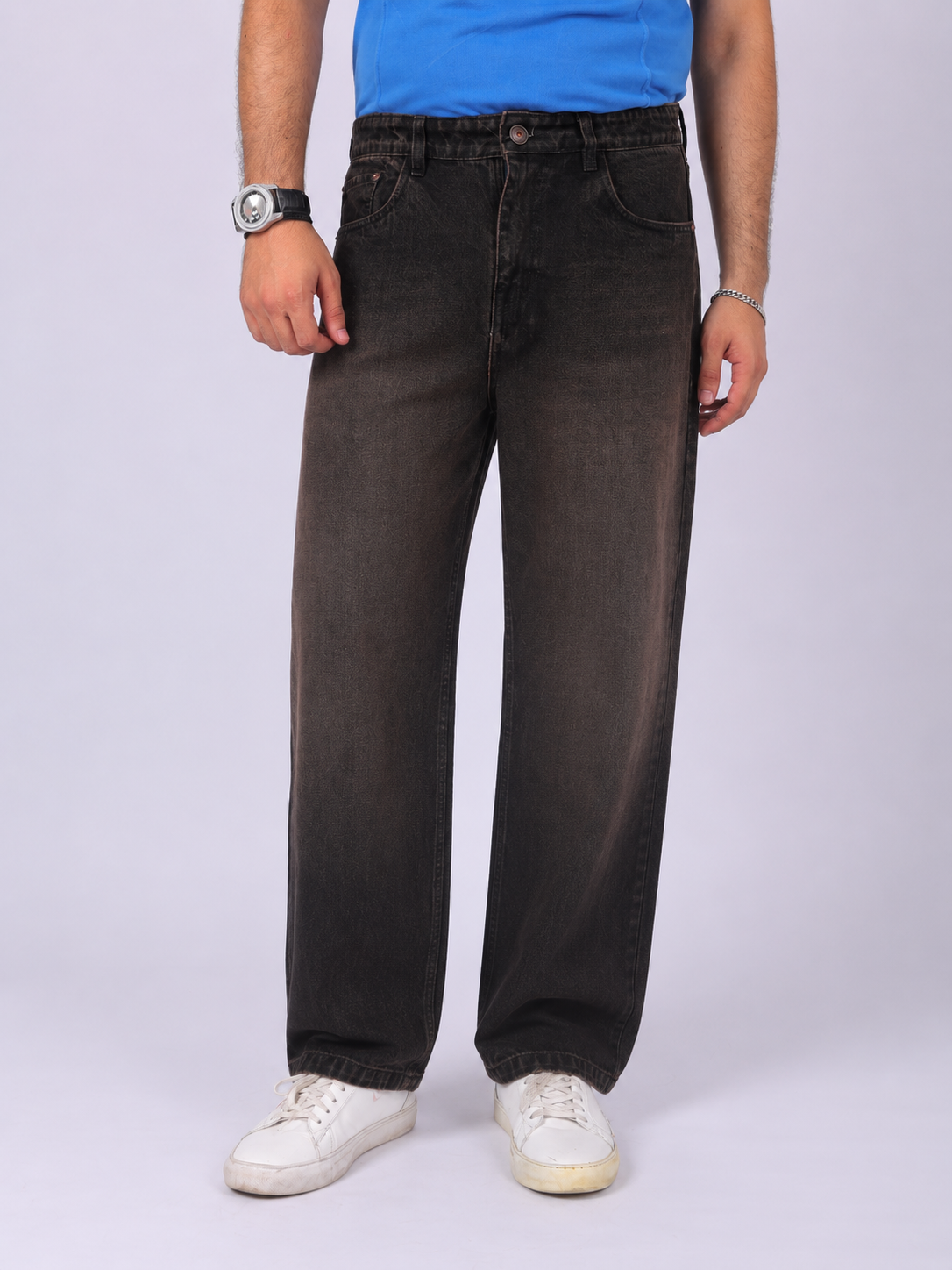 Grey Copper Wide / Baggy Fit