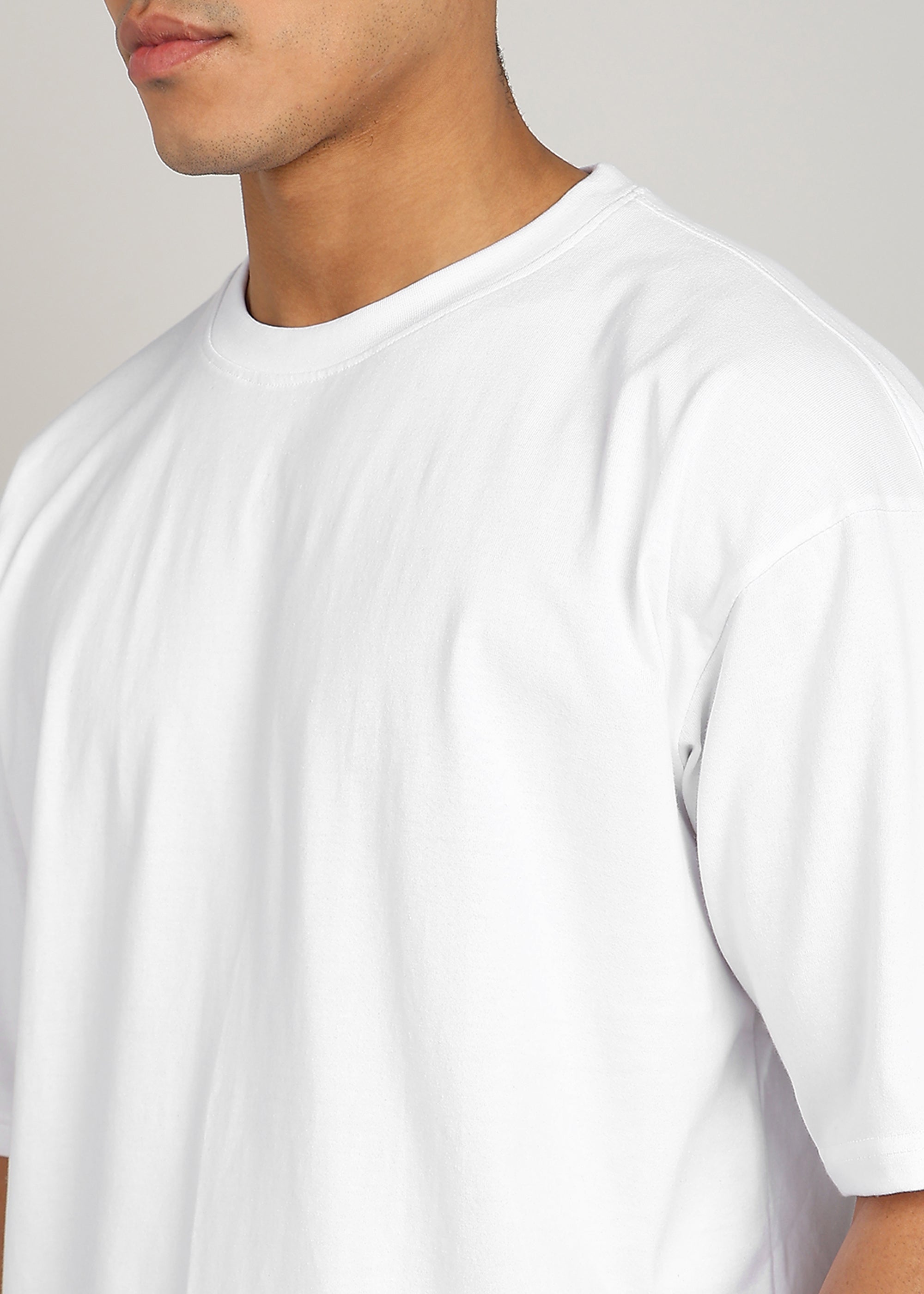 JiSu by2Men White Oversize T-Shirt