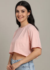 Grace JiSu by2Men Light Pink Grey T-Shirt