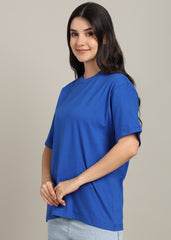 JiSu by2Men Royal Blue Oversize T-Shirt